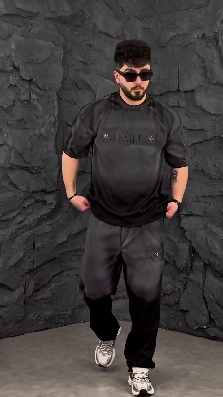 Pure Cotton Oversized T-Shirt & Joggers Co-Ords - Image 4